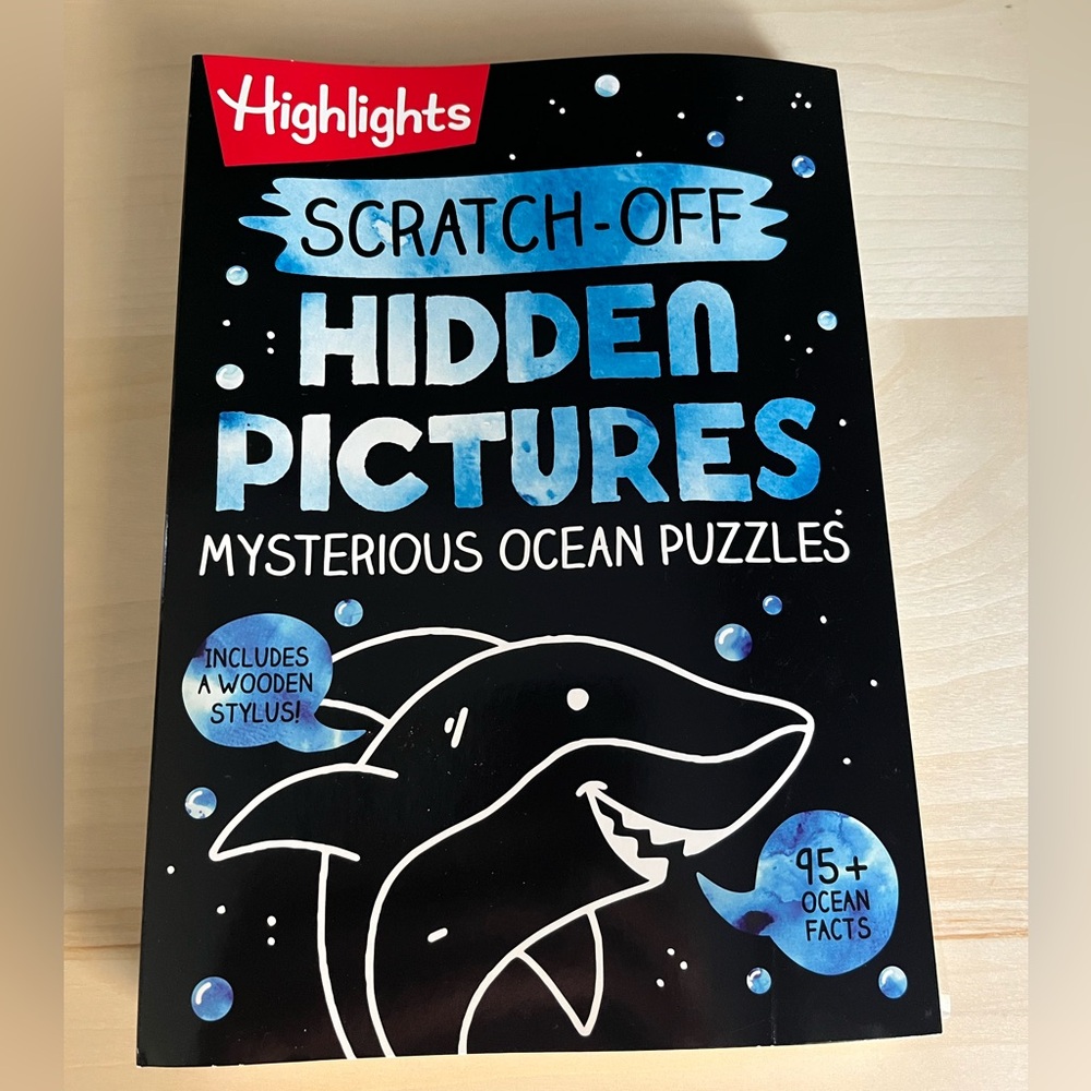 Scratch-Off Hidden Pictures Mysterious Ocean Puzzles by Highlights
